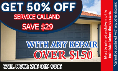 Garage Door Repair Seattle coupon - download now!